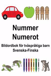Svenska-Finska Nummer/Numerot Bildordbok för tvåspråkiga barn