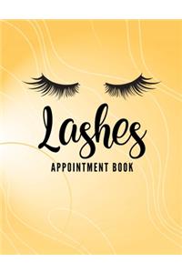 Lashes Appointment Book