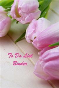 To Do List Binder