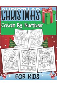 Christmas Color By Number for Kids