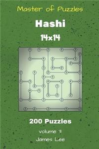 Master of Puzzles - Hashi 200 Puzzles 14x14 vol. 3