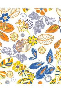 Retro Flower Leaf Notebook