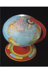 School Composition Book Spinning Globe
