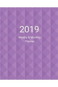 2019 Weekly and Monthly Planner