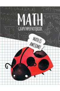 Math Graph Paper Notebook