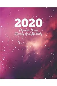 2020 Planner Daily Weekly And Monthly