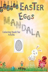 Easter Eggs Mandala Coloring Book for Adults