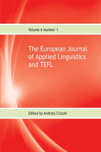 European Journal of Applied Linguistics and TEFL Volume 6 Number 1