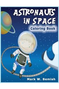 Astronauts in Space Coloring Book