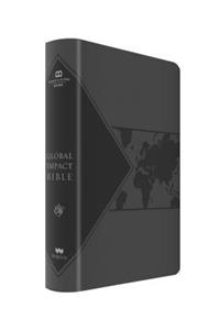 Global Impact Bible, ESV (Charcoal Leatherluxe)