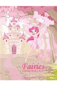 Fairies Coloring Book 1 & 2