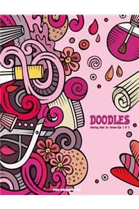 Doodles Coloring Book for Grown-Ups 1 & 2