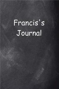 Francis Personalized Name Journal Custom Name Gift Idea Francis