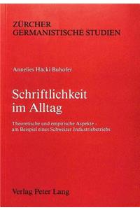 Schriftlichkeit Im Alltag