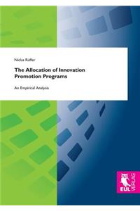 Allocation of Innovation Promotion Programs