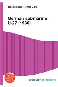 German Submarine U-27 (1936)