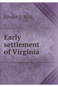 Early settlement of Virginia