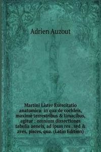 Martini Lister Exercitatio anatomica