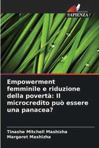 Empowerment femminile e riduzione della povertà