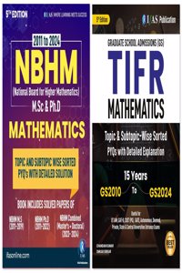 NBHM Mathematics & TIFR Mathematics Book 2011-2024 Previous Year Question with Solutions National Board of Higher Mathematics - Topic & Subtopic wise PYQ for MSc and PhD Exams - IFAS Publications