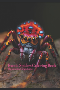 Exotic Spiders Coloring Book