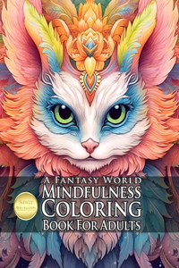 Fantasy World Mindfulness Coloring Book For Adults