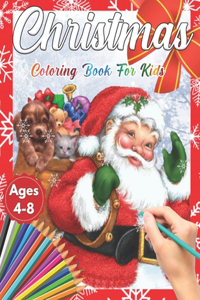 Christmas Coloring Book for Kids Ages 4-8