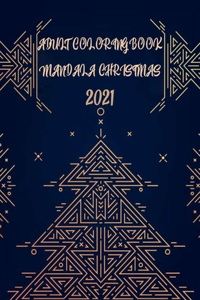 Adult Coloring Book Mandala Christmas 2021