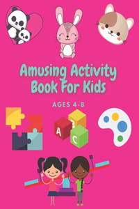 Amusing Space Activity Book For Kids Age 4-8