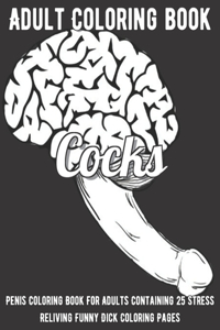 Cocks Coloring Book