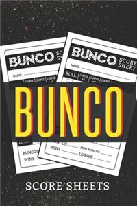 Bunco Score Sheets