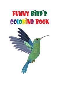 Funny Birds Coloring Book