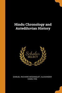 Hindu Chronology and Antediluvian History