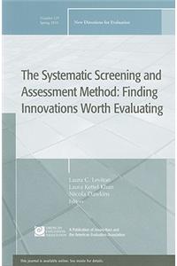 The Systematic Screening and Assessment Method