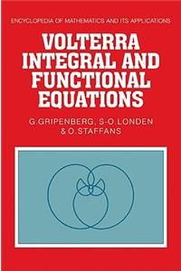 Volterra Integral and Functional Equations