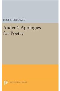 Auden's Apologies for Poetry