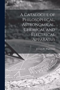 Catalogue of Philosophical, Astronomical, Chemical and Electrical Apparatus
