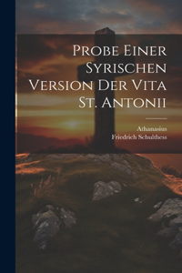 Probe Einer Syrischen Version Der Vita St. Antonii