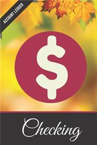 Checking Account Ledger