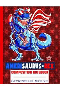 AMERISAURUS-REX Composition Notebook