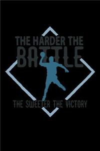 The harder the battle, the sweeter the victory