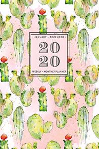 January - December - 2020 - Weekly + Monthly Planner