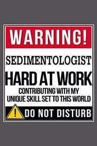 Warning Sedimentologist Hard At Work