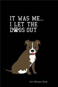 Pet Memory Book