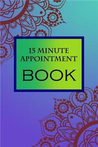 15 Minute Appointment Book