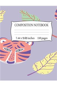 Composition Notebook 7.44 x 9.69 Inches 110 pages