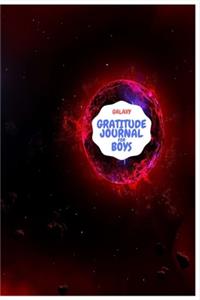 Galaxy Gratitude Journal For Boys