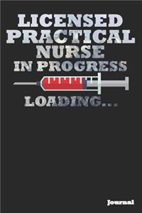 Licensed Practical Nurse in Progress Journal