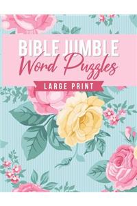 Bible Jumble Word Puzzles Large Print