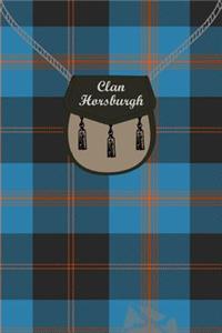 Clan Horsburgh Tartan Journal/Notebook